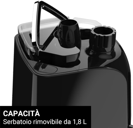SteamOne H18B – Aburitor vertical și de călătorie, putere 1800 W, rezervor apă 1,8 L, ușor de manevrat cu 4 roți, timp de încălzire 60 secunde, supapă anti-calcar, furtun cu protecție triplă la căldur [2]