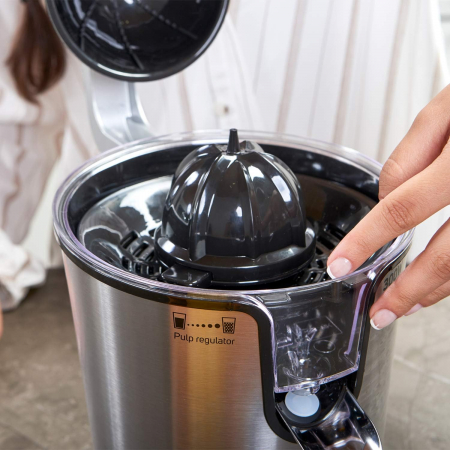 Storcător de Citrice Taurus Easy Press 300 - Oțel Inoxidabil, 650 ml, 2 Conuri, 2 Filtre, Regulator de Pulpă - CA NOU [2]
