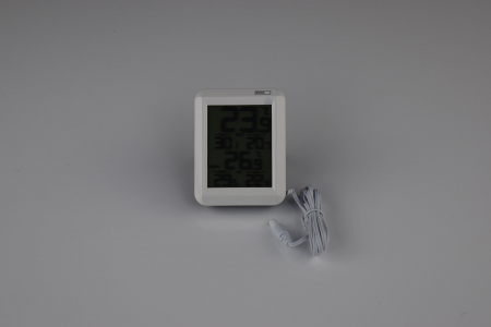 Termometru digital EMOS, termometru extern/intern cu senzor de cablu de 0,9 m și funcție de memorie 24 de ore, °C/°F, alimentat cu baterii. - CA NOU [3]