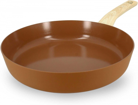 Tigaie MENASTYL 28 cm - Aluminium, Ceramic, Inducție- BUN [0]