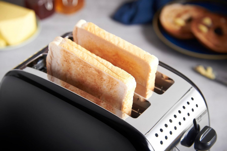 Păjitor de pâine Russell Hobbs Colours Plus 26550-56 [pentru 2 felii], din oțel inoxidabil negru - FOARTE BUN [5]