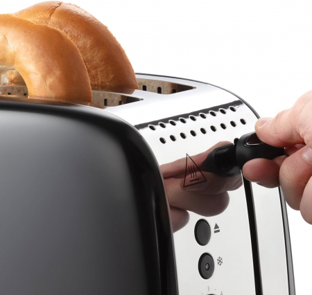 Păjitor de pâine Russell Hobbs Colours Plus 26550-56 [pentru 2 felii], din oțel inoxidabil negru - FOARTE BUN [3]