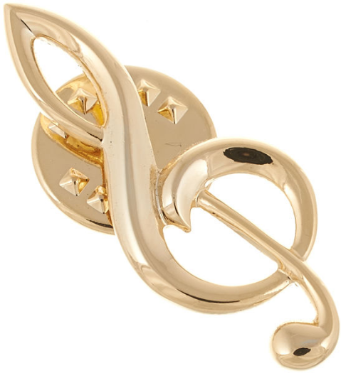 Art of Music Pin Treble Clef GD [3]