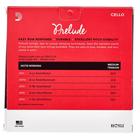 Daddario J1010-4/4M Prelude Cello 4/4 [2]