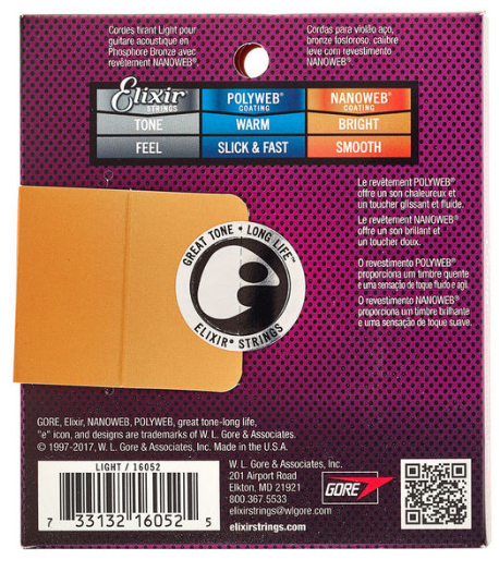 Elixir Nanoweb Light Phosphor Bronze [2]