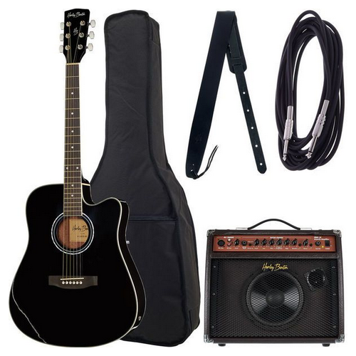 Harley Benton HBD120 CE BK Bundle [1]