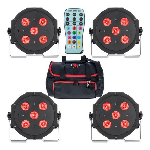 Fun Generation SePar Hex LED RGBAW UV Bundle [1]