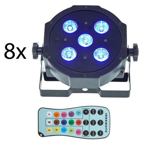 Fun Generation SePar Quad LED RGB UV Bundle 8 [1]