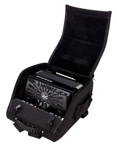 Hohner Bravo II 48 Black silent key [9]