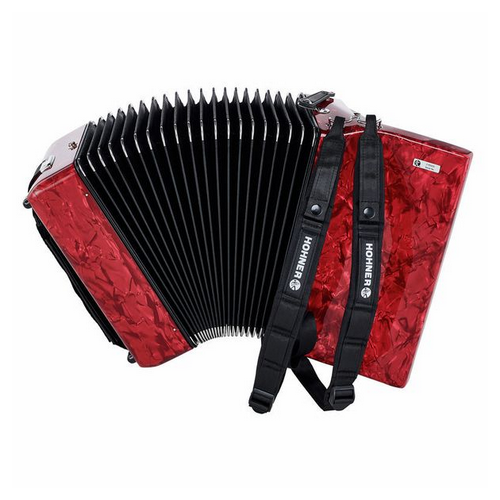 Hohner Bravo II 48 Red silent key [4]