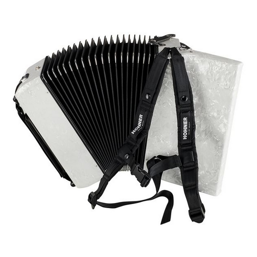 Hohner Bravo II 48 White silent key [4]