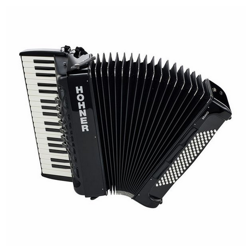 Hohner Bravo III 96 Black silent key [2]