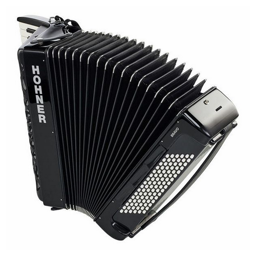 Hohner Bravo III 96 Black silent key [3]