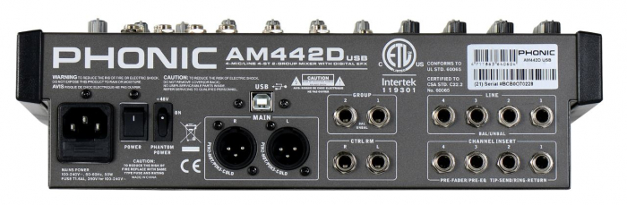 Mixer Analog Phonic AM 442D USB [3]