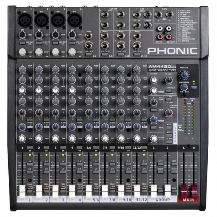 Mixer Analog Phonic AM 442D USB [2]