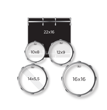 Pearl Roadshow RS525SC/C31 Jet Black [4]