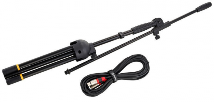 Roadworx Mic Stand + Cable 10 m Pack [11]