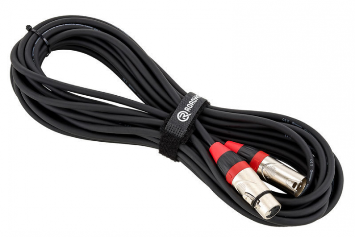 Roadworx Mic Stand + Cable 10 m Pack [10]