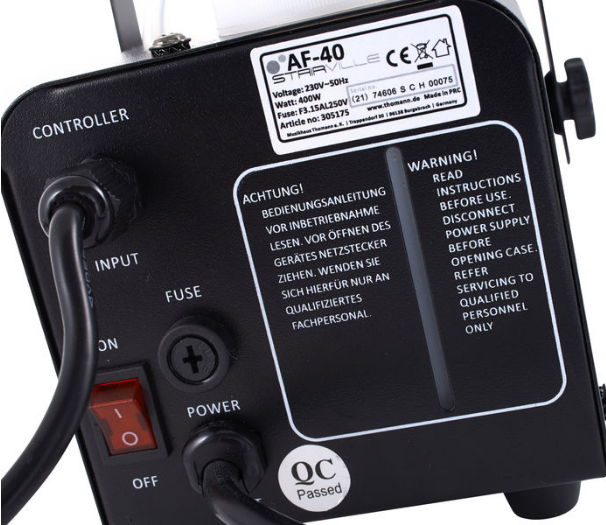 Stairville AF-40 Mini Fog Machine [5]