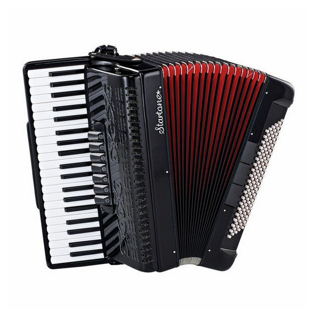 Startone Piano Accordion 120 Black MKII [1]