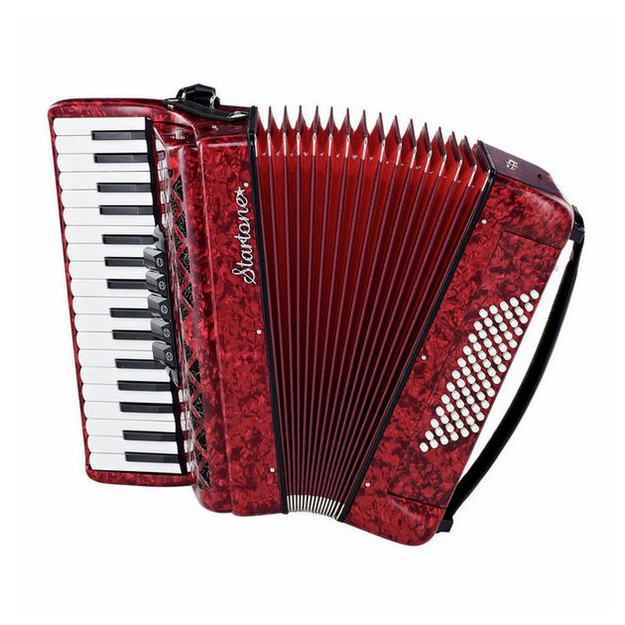 Startone Piano Accordion 72 Red MKII [3]