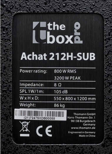 the box pro Achat 212H-SUB [10]