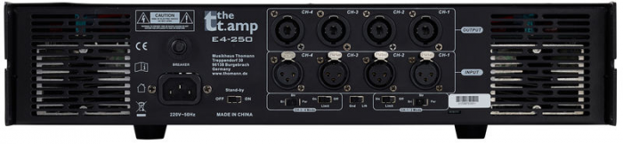 the t.amp E4-250 amplificator 4 x 400 W [9]