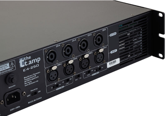 the t.amp E4-250 amplificator 4 x 400 W [8]