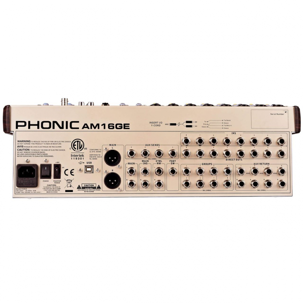 Mixer Analog Phonic AM16GE [2]