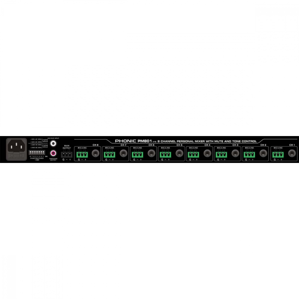 Mixer Analog Pentru Rack Phonic PM 801 [2]