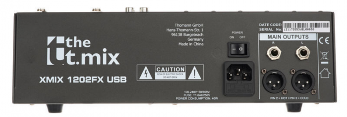 the t.mix xmix 1202 FX USB [6]