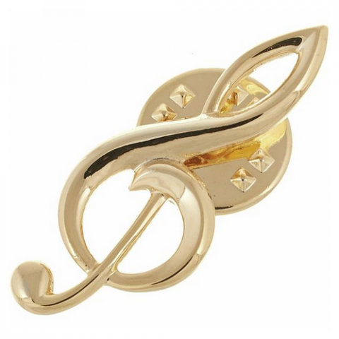 Bijuterii pt. muzicieni - Art of Music Pin Treble Clef GD