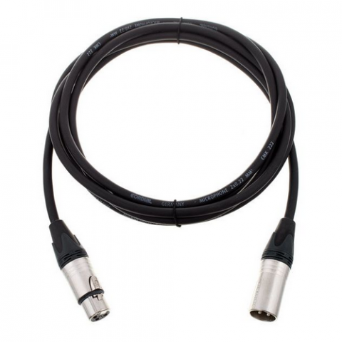 Cabluri pt. Microfon - Cordial CTM 3 FM-BK