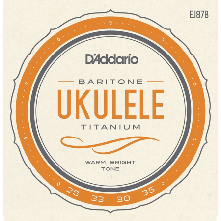 Corzi pentru ukulele - D'Addario EJ87B Titanium