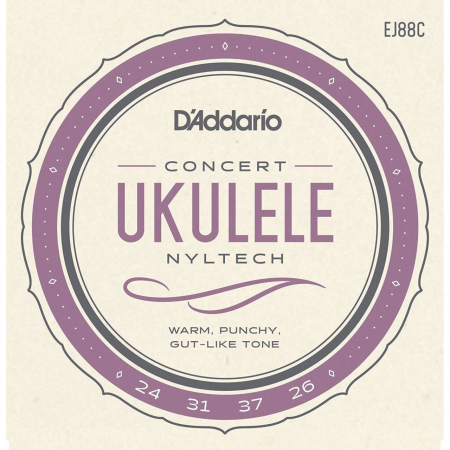 Corzi pentru ukulele - D'Addario EJ88C Nyltech