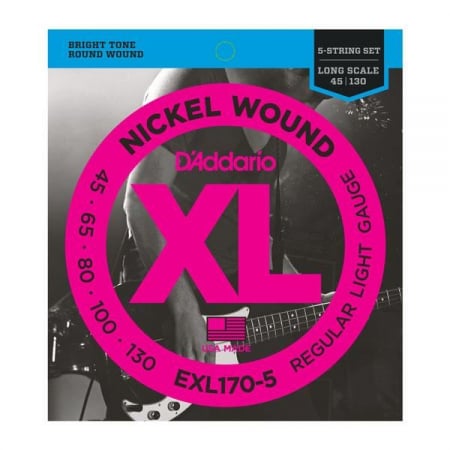 Corzi pentru chitara bass - DADDARIO EXL170-5