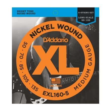 Corzi pentru chitara bass - DADDARIO EXL160-5