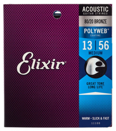 Chitare - Elixir Polyweb Medium Acoustic
