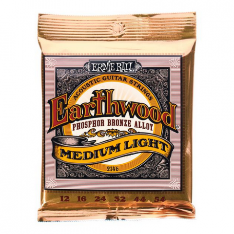 Chitare - Ernie Ball 2146 Earthwood Phosphor Bronze Medium Light