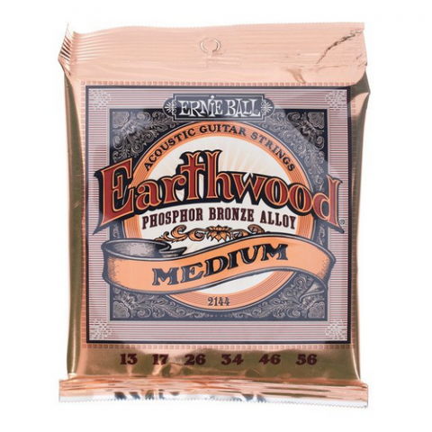 Chitare - Ernie Ball 2144 Earthwood Phosphor Bronze Medium