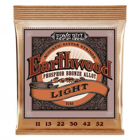 Chitare - Ernie Ball 2148 Earthwood Phosphor Bronze Light