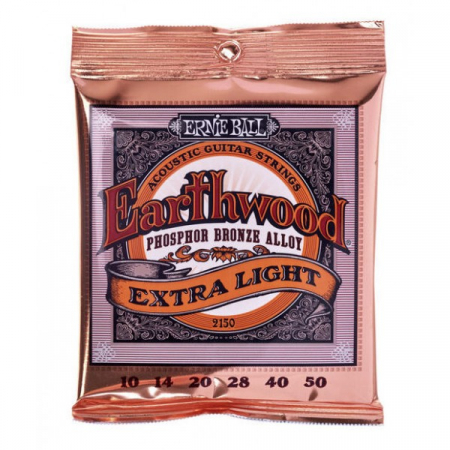 Chitare - Ernie Ball 2150 Earthwood Phosphor Bronze Extra Light