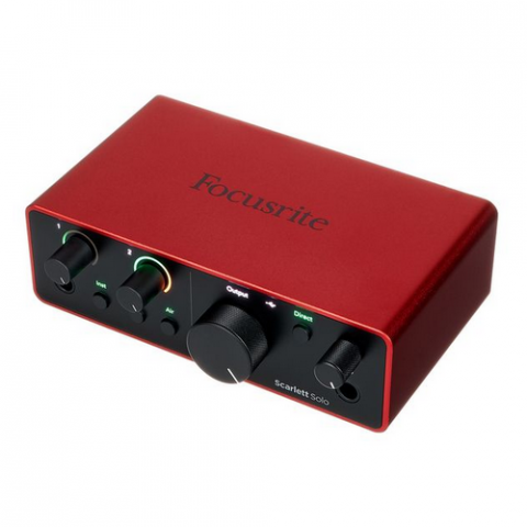 Studio - Focusrite Scarlett Solo 4th Gen