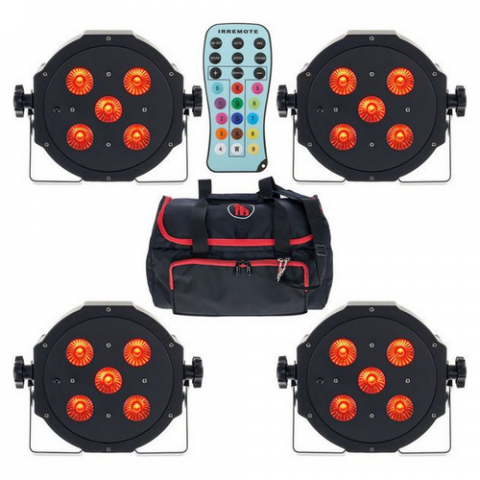 Proiectoare - Fun Generation SePar Quad LED RGBW Bundle