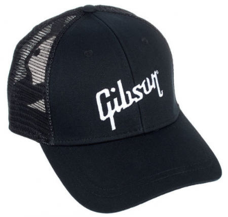 Gibson Trucker Baseball Cap Black [2]