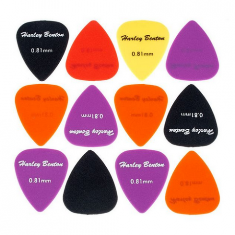 Pene - HARLEY BENTON NYLON PLAYER PICK SET 0,81MM