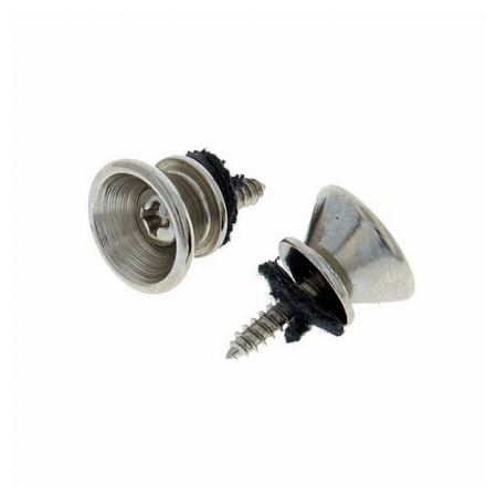 Diverse Accesorii - Harley Benton Strap Knob Set Chrome