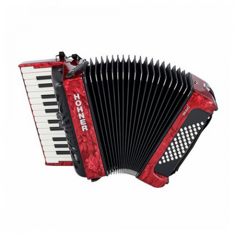 Hohner Bravo II 48 Red silent key [1]