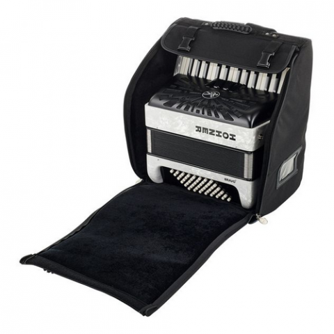 Hohner Bravo II 48 White silent key [6]