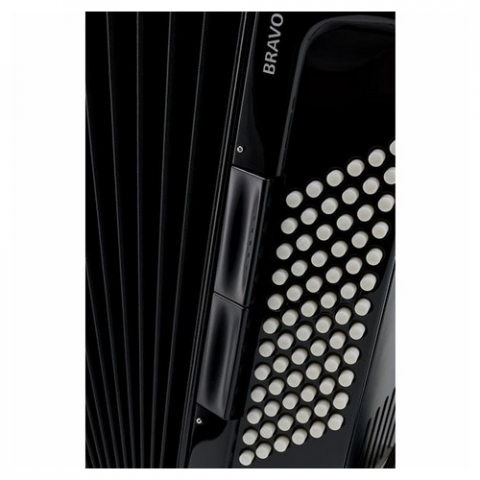 Hohner Bravo III 72 Black silent key [4]